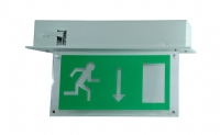 Recessed LED Emergency Exit Signs